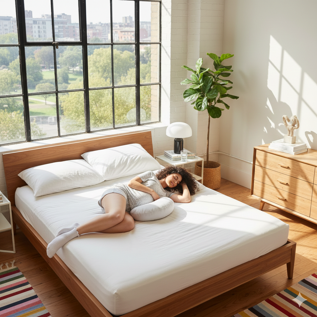 Cuscino Gravidanza supporto regolabile sonno laterale | Oppy Gravidanza