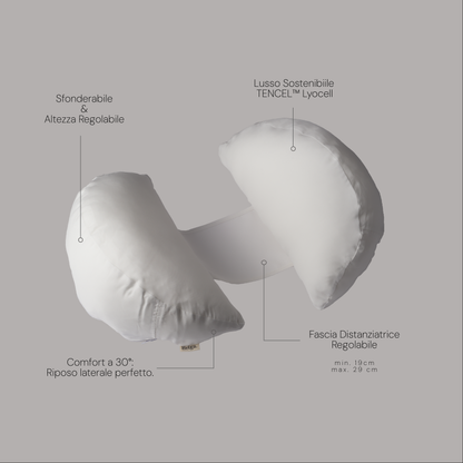 Cuscino Gravidanza supporto regolabile sonno laterale | Oppy Gravidanza
